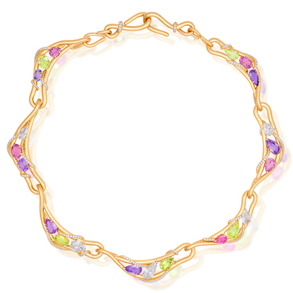 Vanessa Fernandez multi gem necklace Vanessa Fernandez multi gem necklace