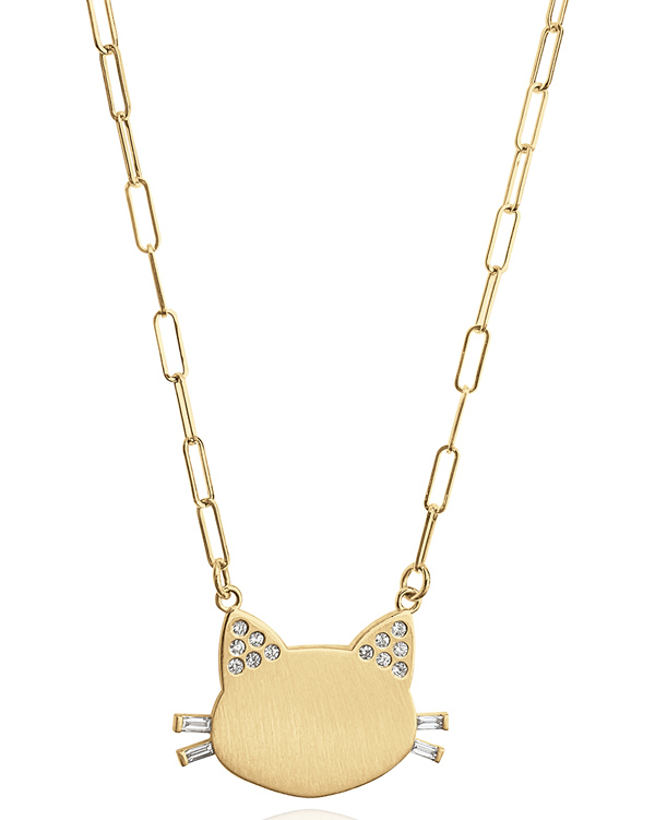 Claudia Mae cat necklace