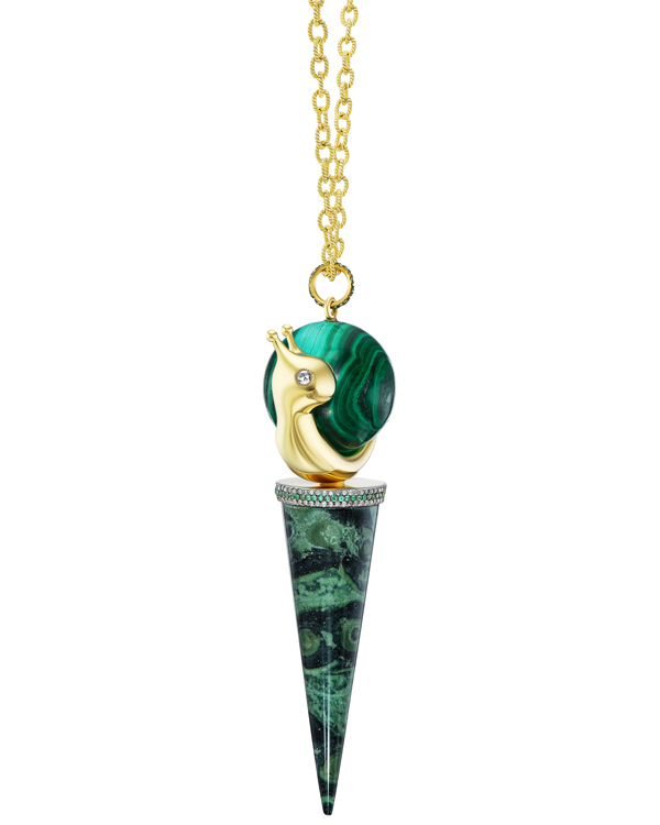 Daniella Villegas snail pendant Daniella Villegas snail pendant