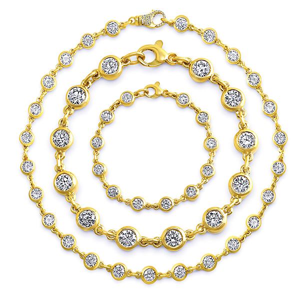 Dorian Rose Elizebeth Bezel Neckacle Dorian Rose Elizebeth Bezel Neckacle