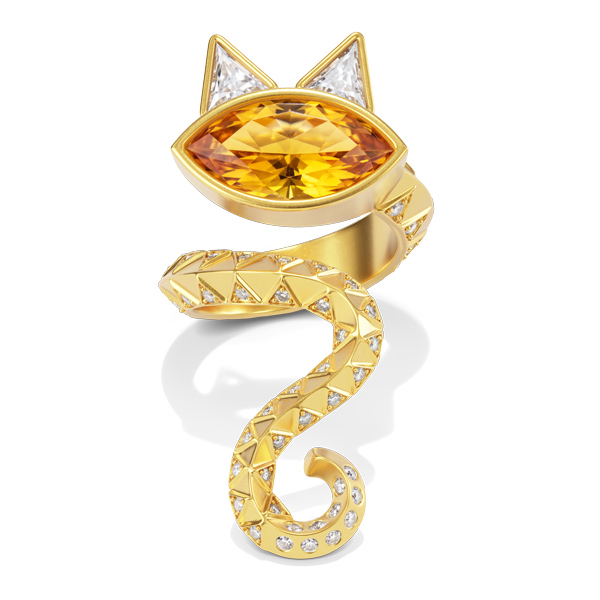 House of Harlow Tigerlily pinky ring