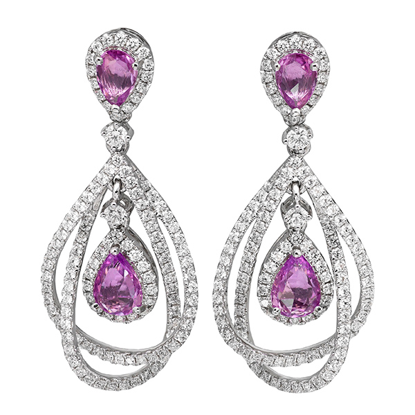 Jyes purple sapphire earrings