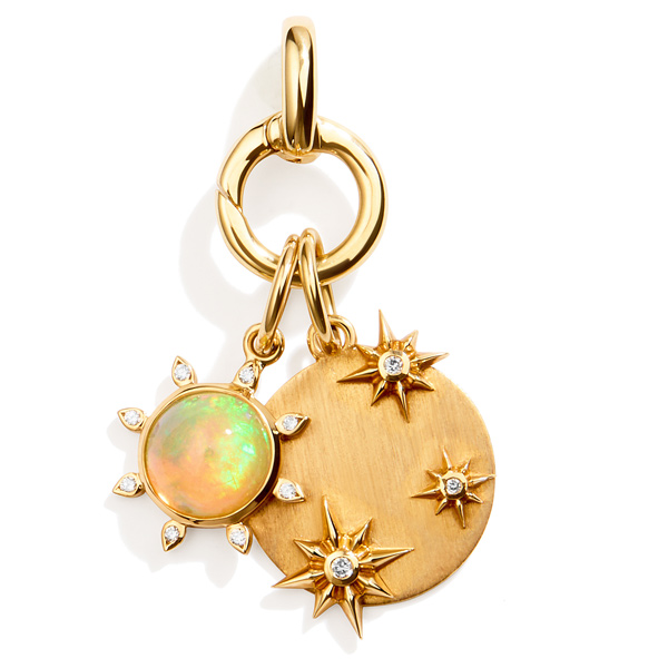 Syna opal star charm Syna opal star charm