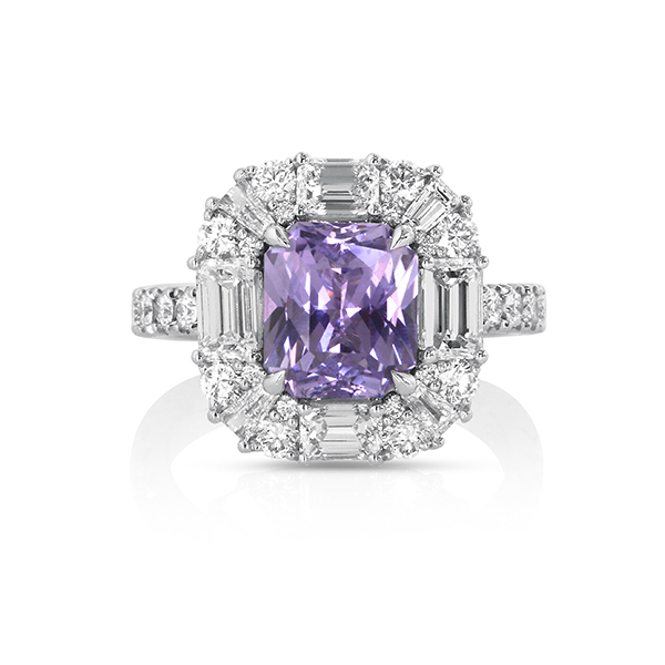 Yael purple sapphire ring