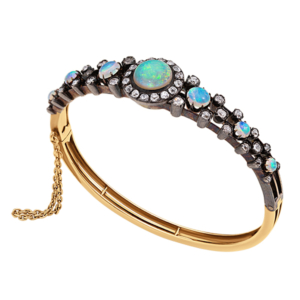 Zome vintage opal bangle