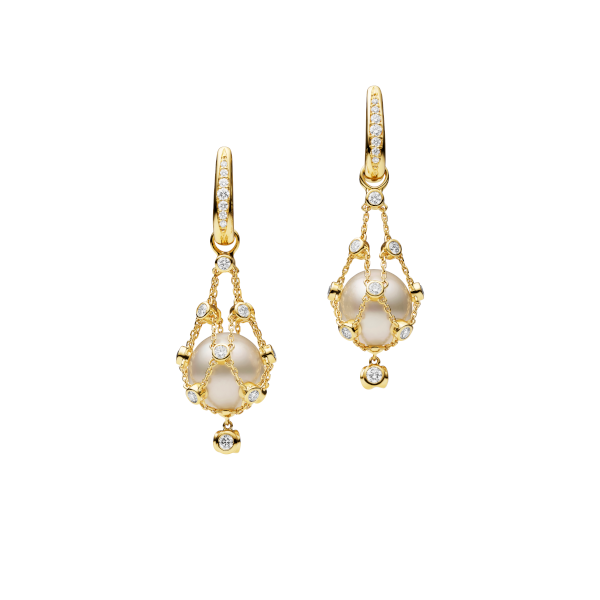 Lavalier Diamond Pearl Earrings from Paspaley